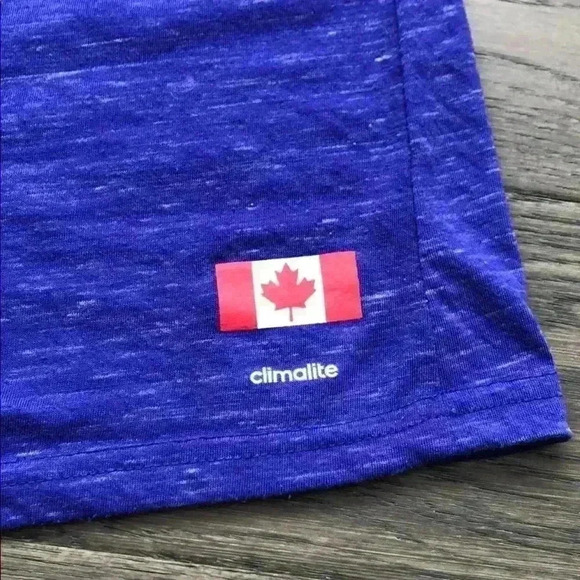 🌼4/$30🌼ADIDAS | Team Canada Purple T-shirt - Picture 7 of 8